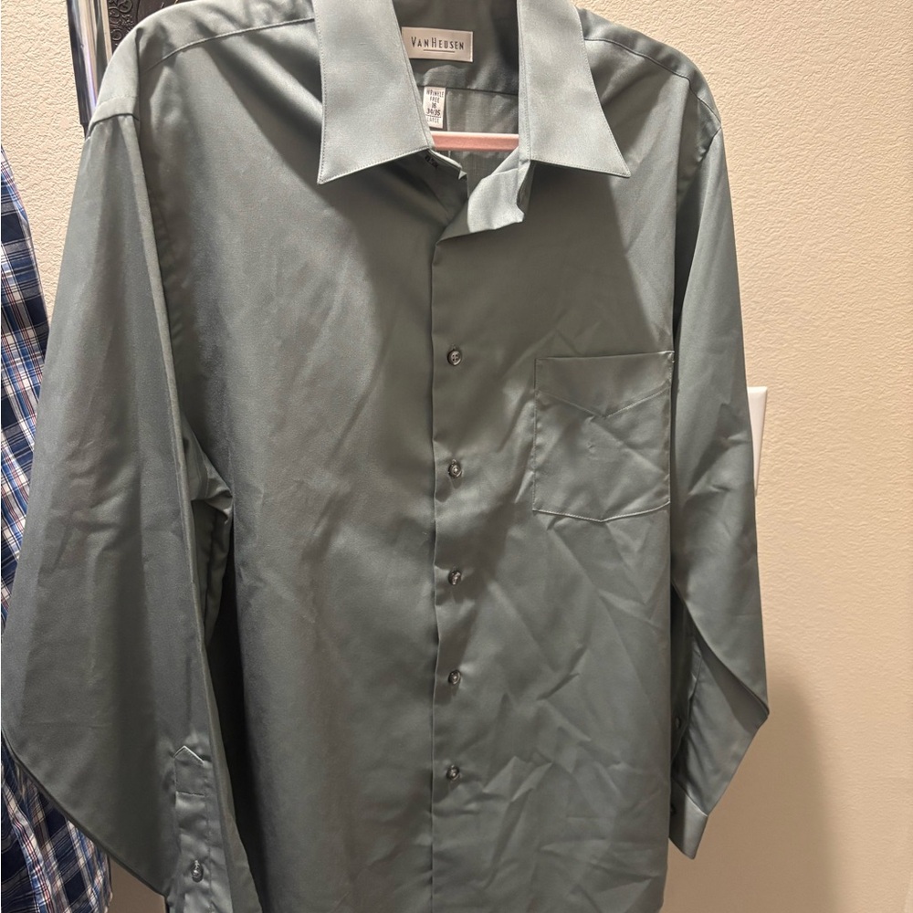Van Heusen Sage Dress Shirt